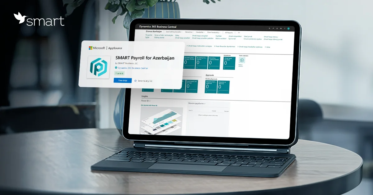 SMART Payroll for Azerbaijan – kadrların asan və effektiv uçotu və əmək haqqının hesablanması üçün.