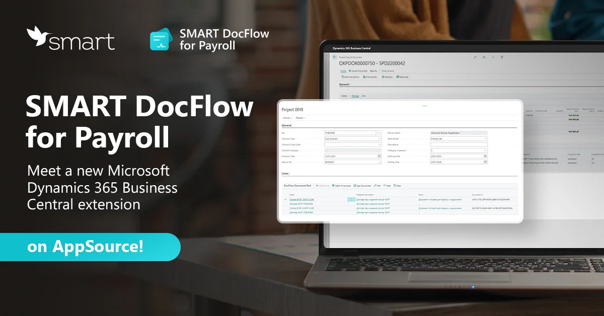 Optimize signing of electronic documents with the SMART DocFlow for Payroll extension