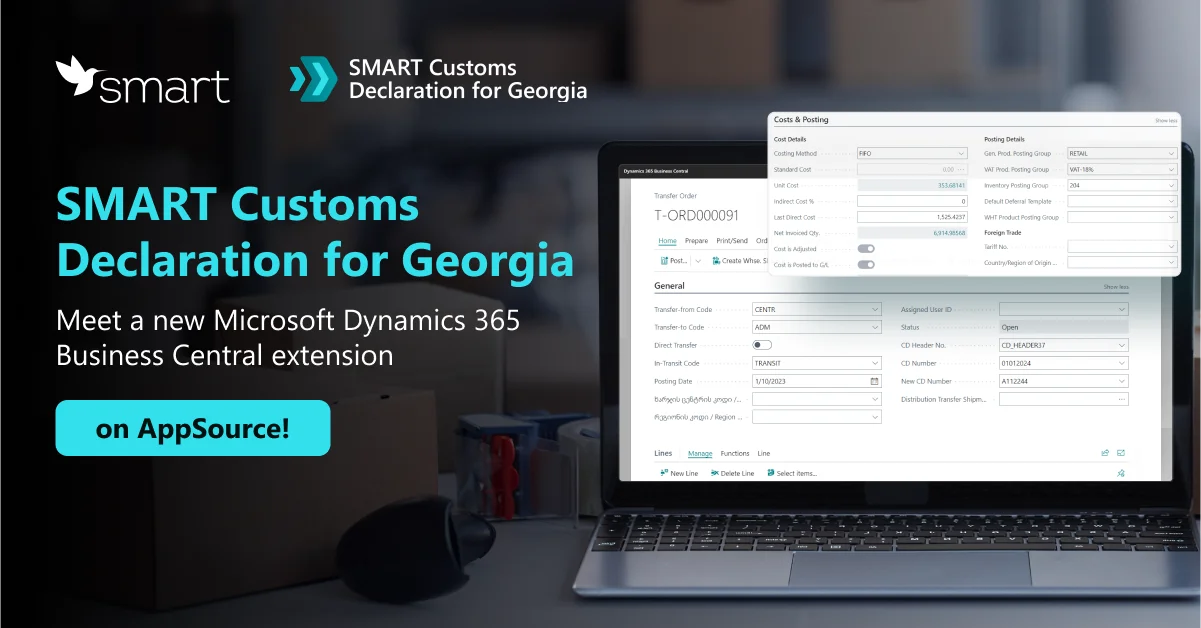 SMART Customs Declaration for Georgia: conveniently manage imports and exports in one system