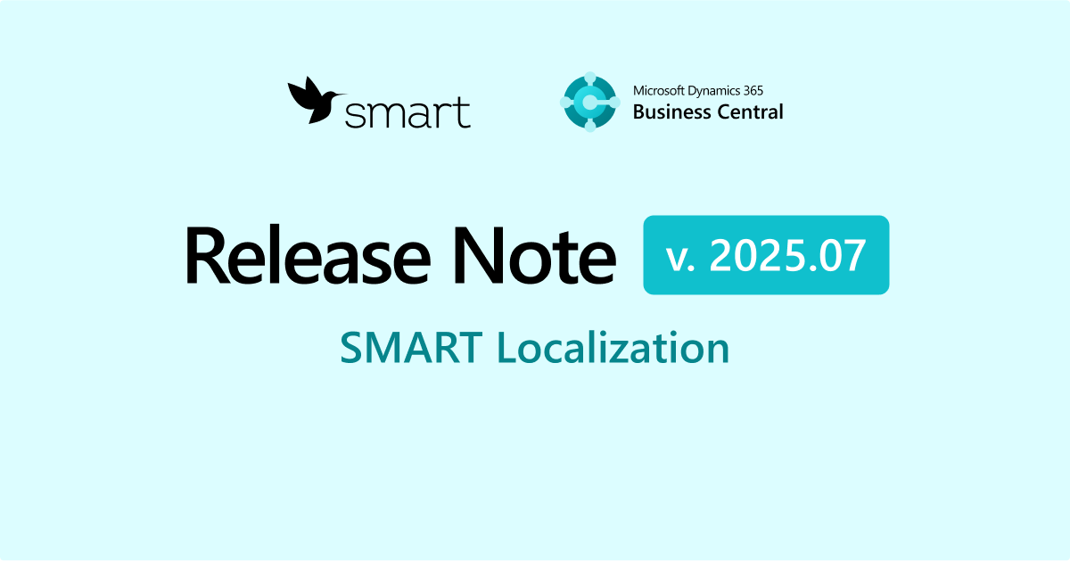 SMART Localization Release Note 2025.07 – SMART Localization