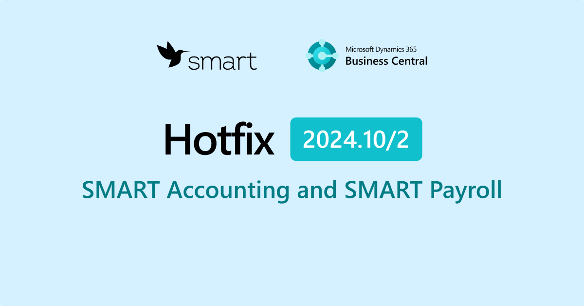 Hotfix 2024.10/2 for SMART Accounting and SMART Payroll – SMART Localization