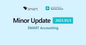 Minor Update 2025013 for SMART Accounting