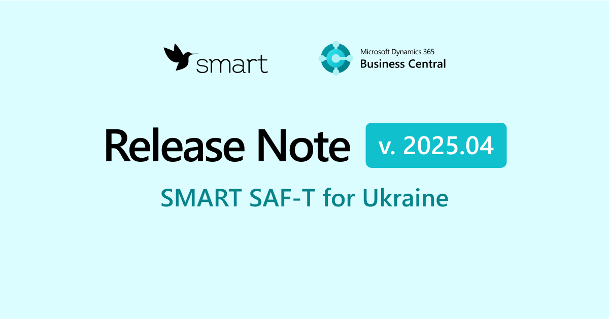 SMART SAF-T UA Release 2025.04
