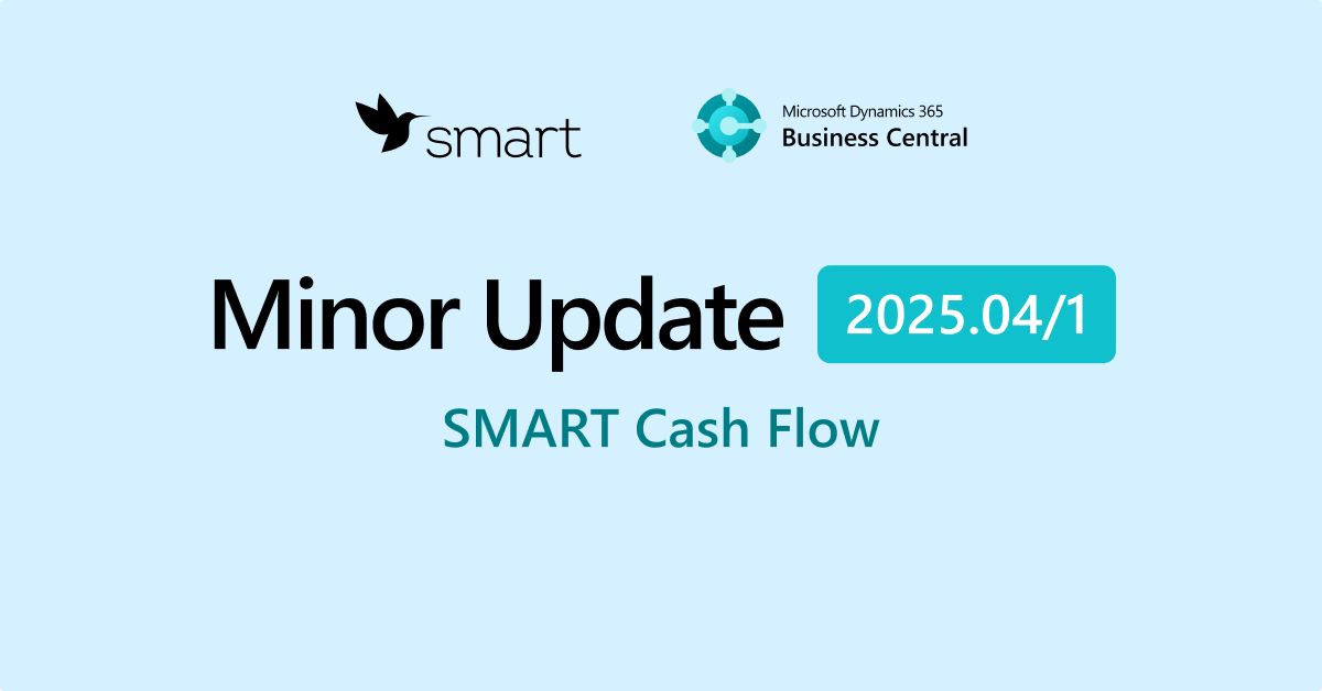 Minor update 2025.04/01 for solution SMART Cash Flow