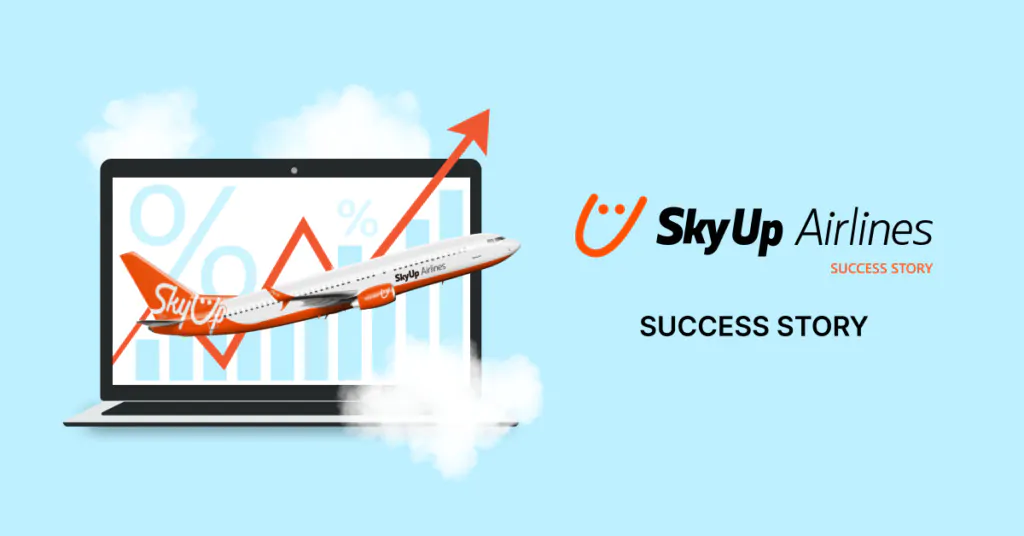 Visualization of SkyUp Airlines' efficiency growth through automation